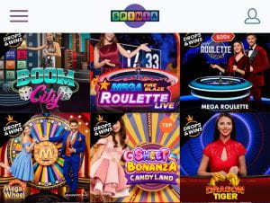 Spinia Casino jeux en direct