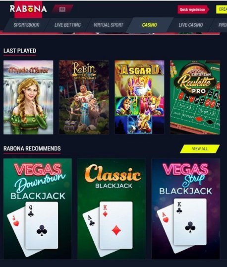betway virtual casino