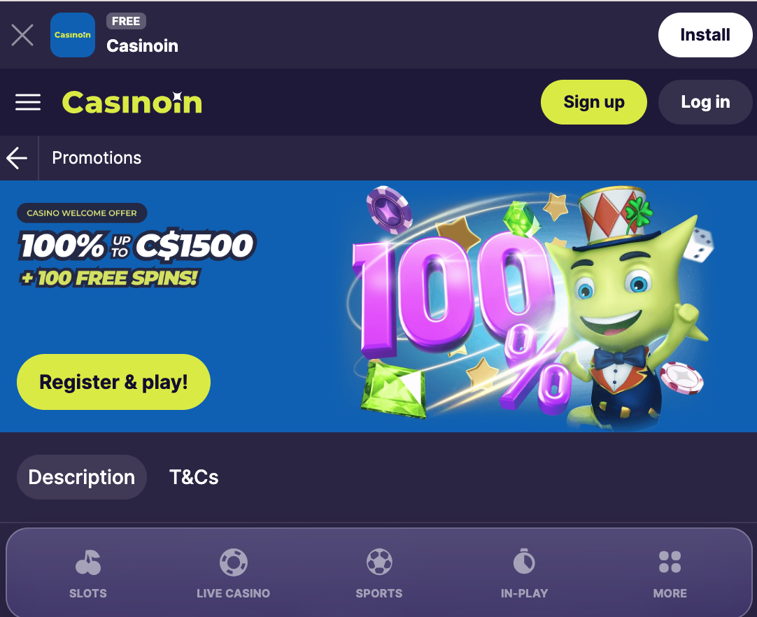 casinoin bonus