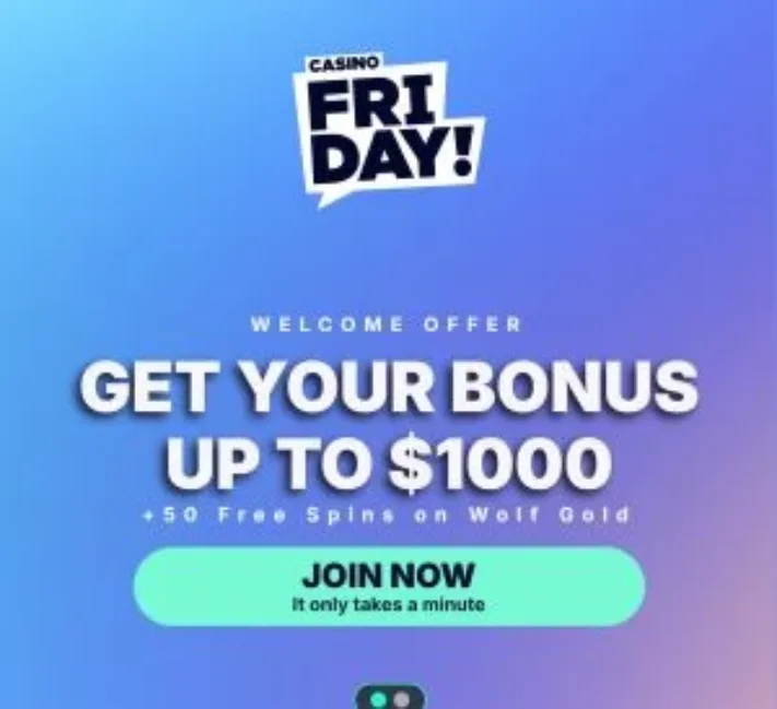 CasinoFriday Bonus