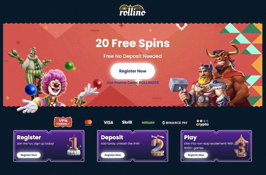 Rollino Casino Exclusive Bonus