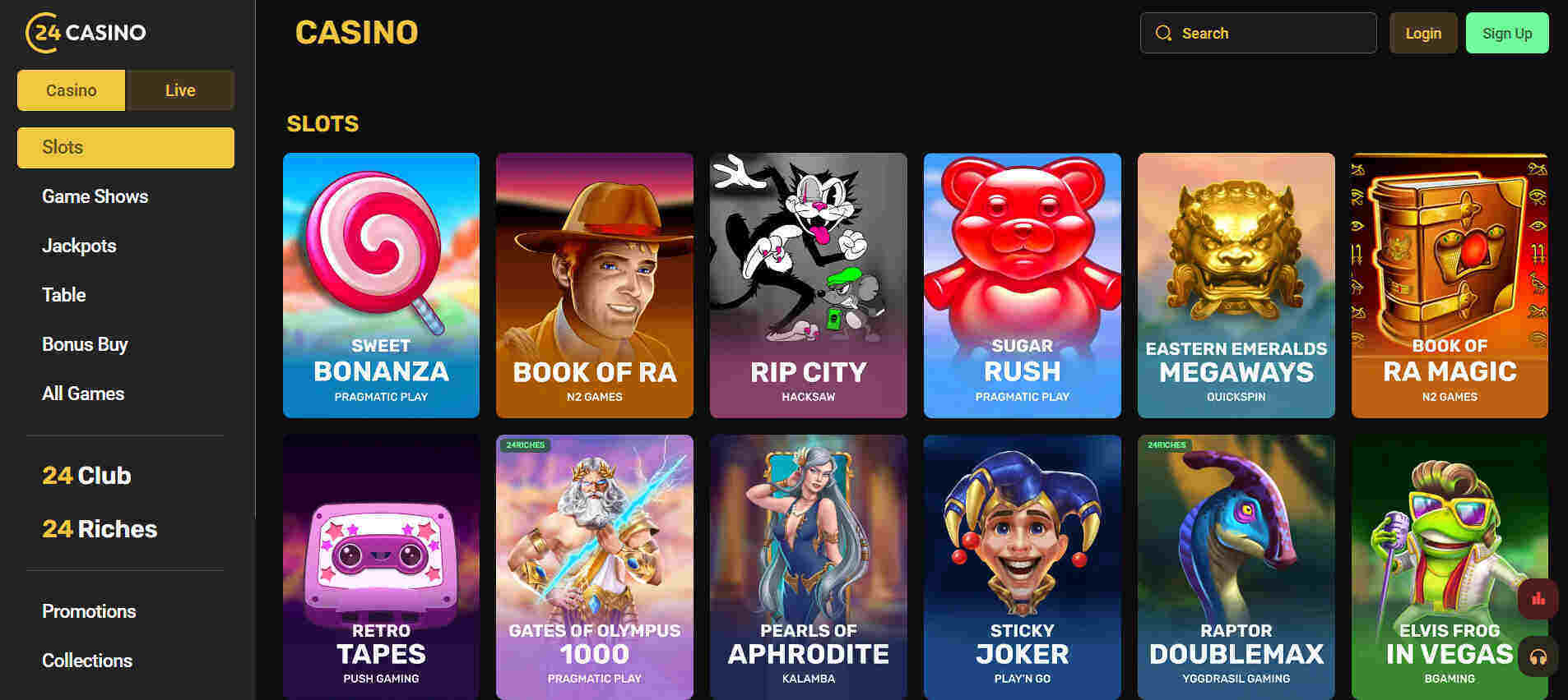 24casino.com slot games