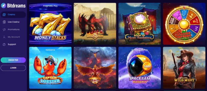 Bitdreams casino new games