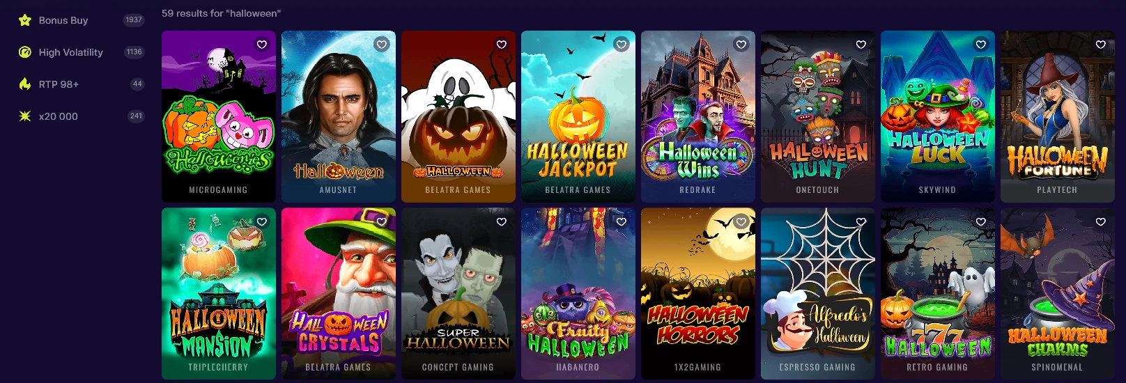 Casinoin Halloween Slots