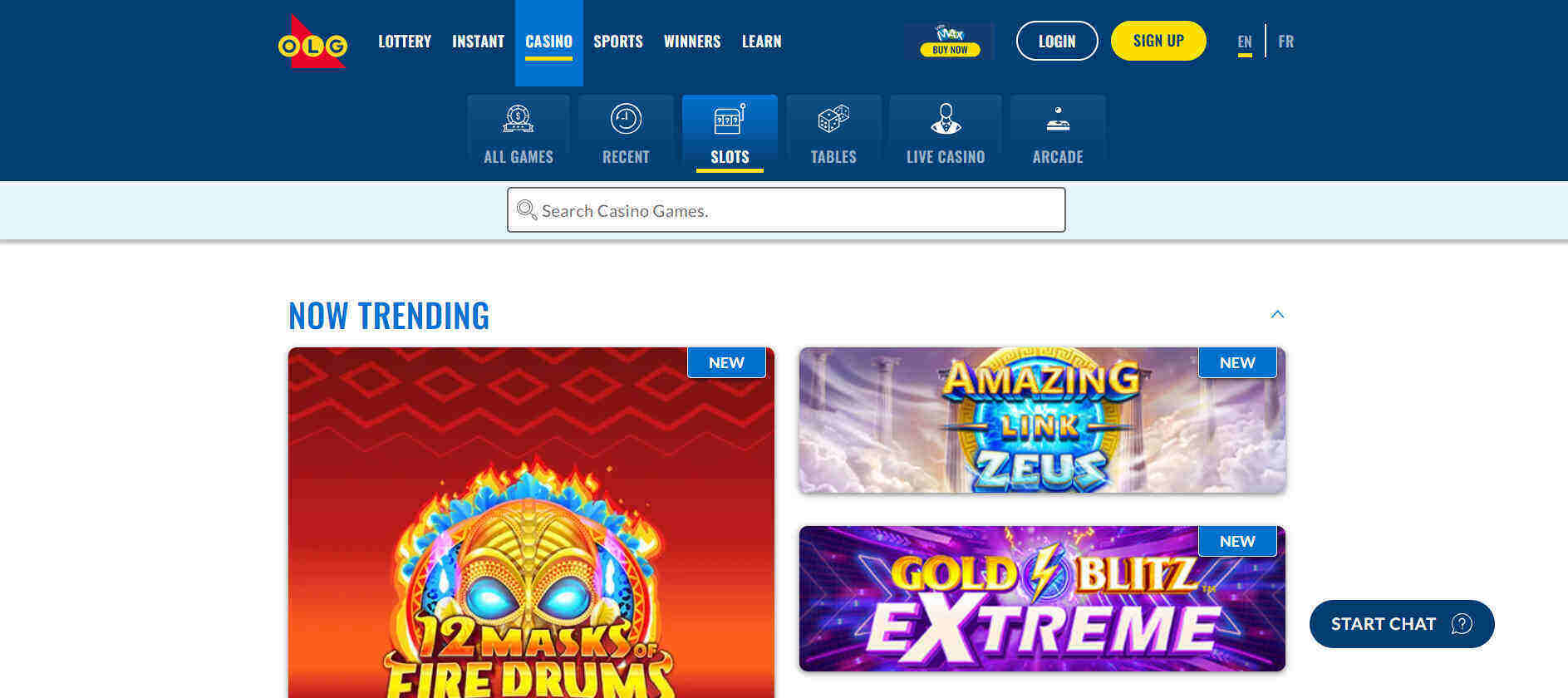 OLG Casino slots