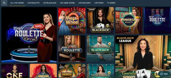 PureBets live casino games