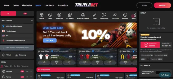 Trivelabet sports betting